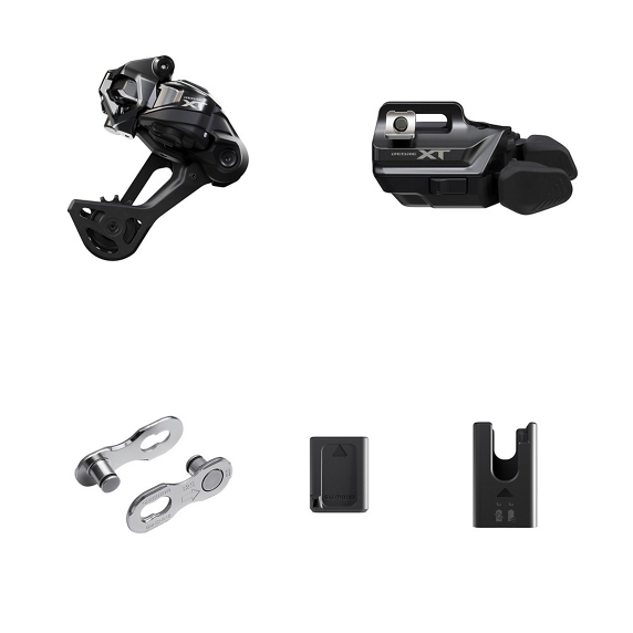Shimano Deore XT M8200 Di2 upgrade kit zestaw i-spec ev zestaw Di2 MTB 12 rzędowy Shimano XT